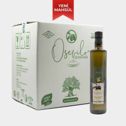 Osevilo Naturel Sızma Zeytinyağı - Soğuk Sıkım - Erken Hasat - Yeni Sezon - 0,5 Asit (750ml)x12 ADET 1 KOLİ - 1